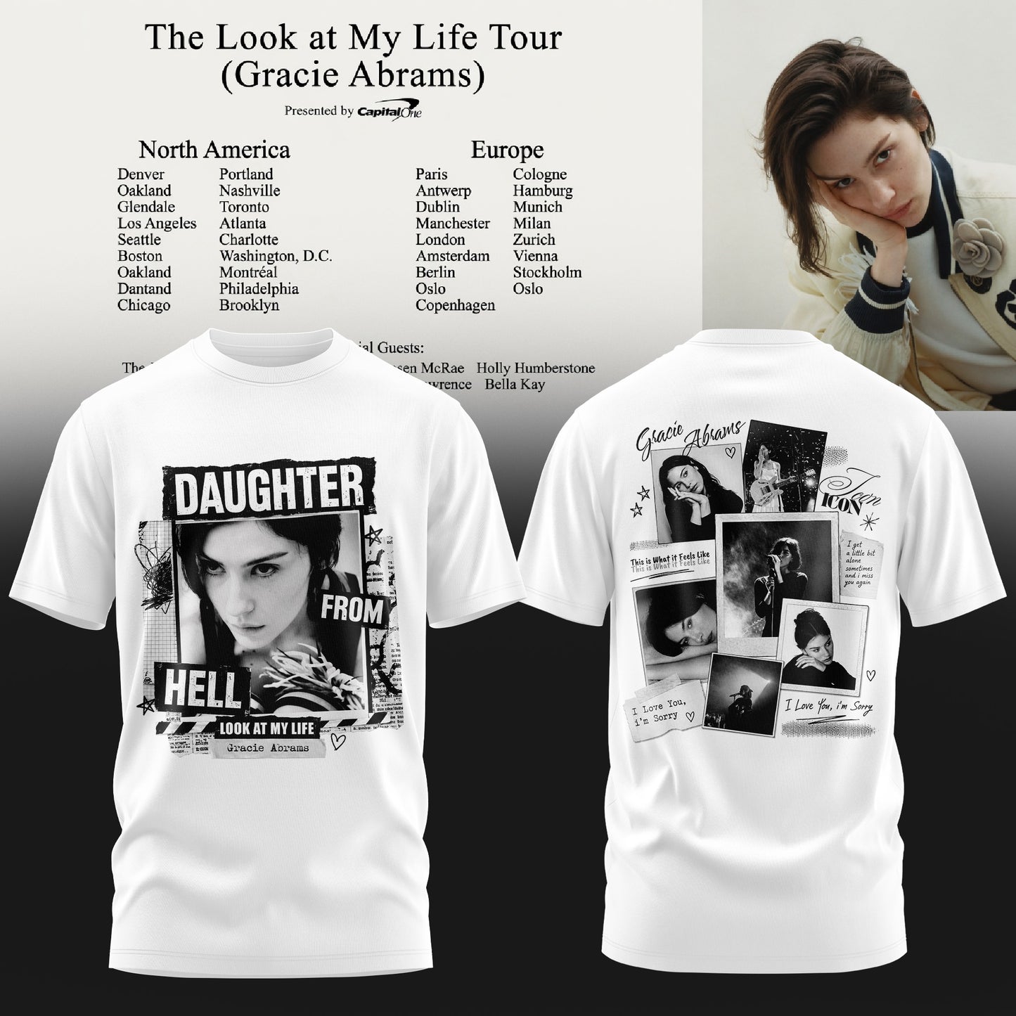 The Look at My Life Tour Edition Tshirt