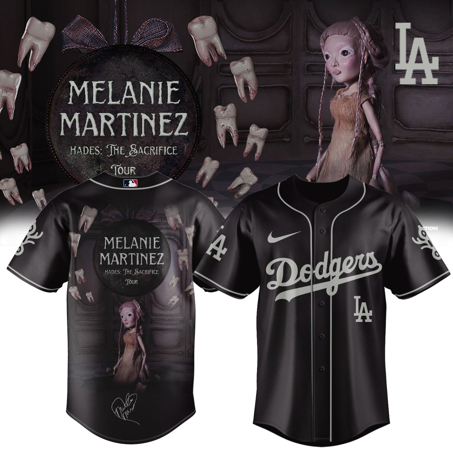 ,,Baseball X Melanie Martinez ”HADES: THE SACRIFICE TOUR 2026” Limited Edition Signature – Jersey 1