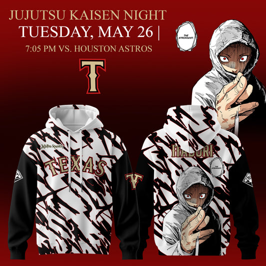 _,,,Texas Rangers x Jujutsu Kaisen 2026 Hoodie