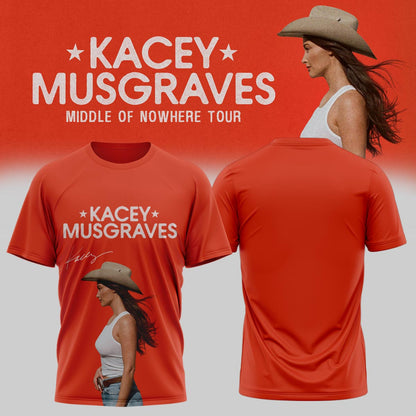 Kacey Musgraves Middle of Nowhere Tour Signed TShirt