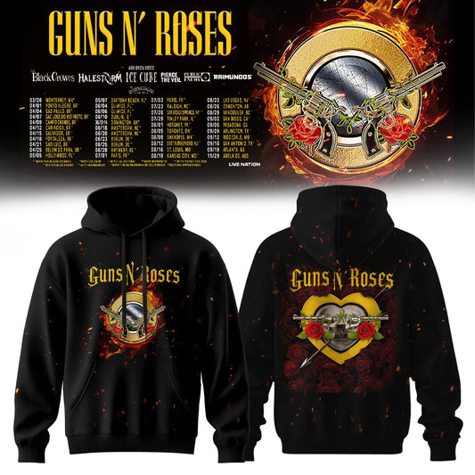 Guns N’ Roses 2026 TOUR HOODIE IS HERE – LIMITED EDITION 🔥