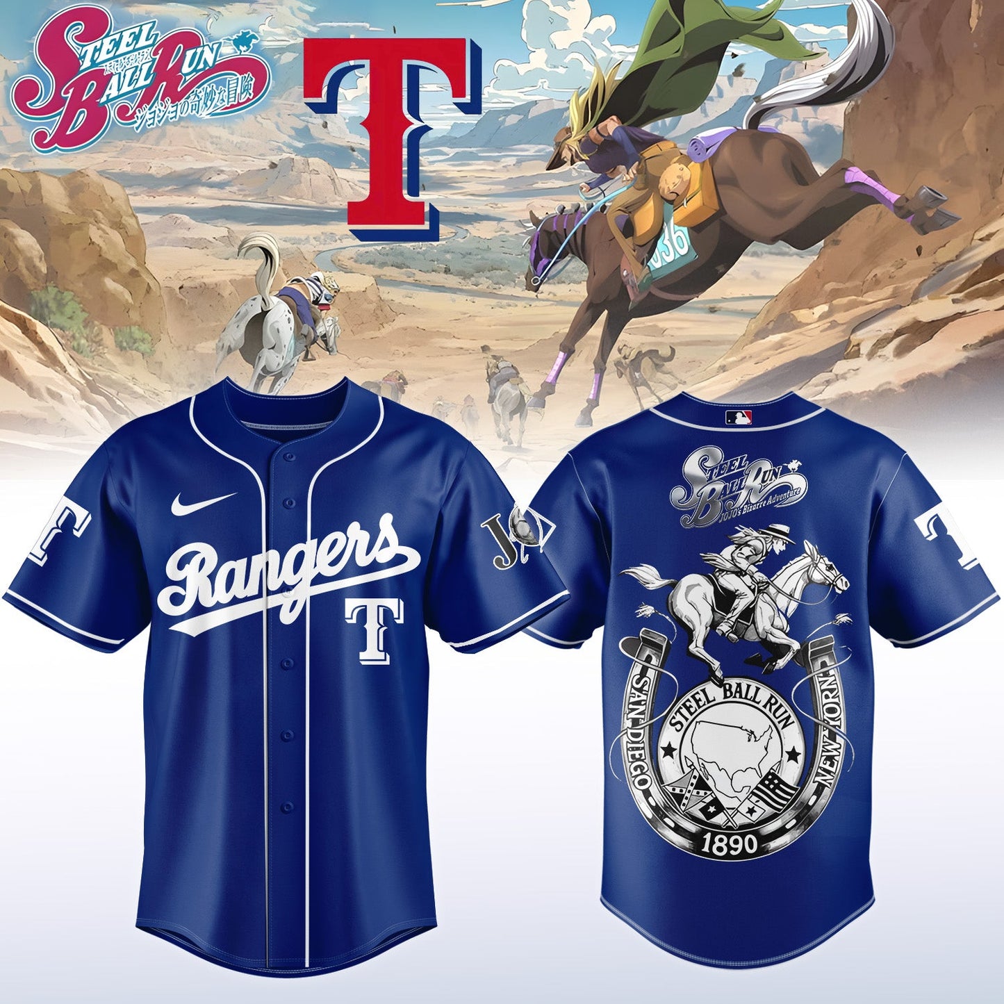 ALL TEAMS x Steel Ball Run Limited Jersey