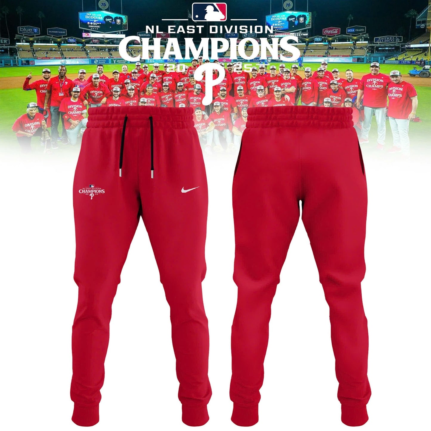 Philadelphia Phillies T-Shirt BACK-TO-BACK NL EAST CHAMPIONS