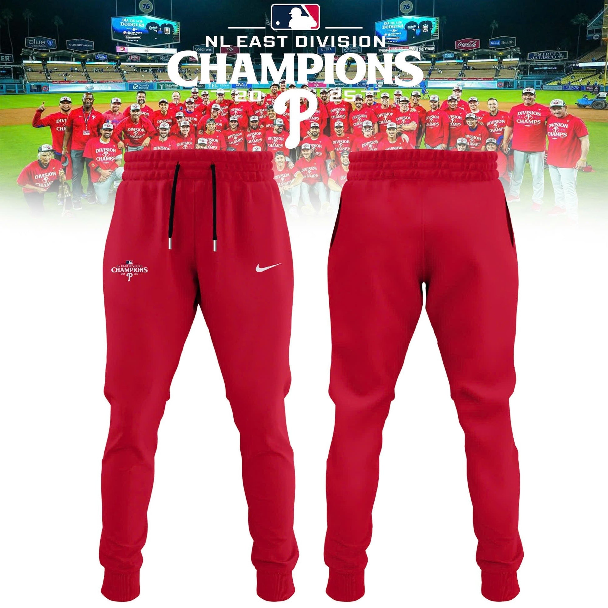 Philadelphia Phillies T-Shirt BACK-TO-BACK NL EAST CHAMPIONS