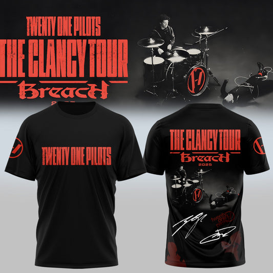Twenty One Pilots The Clancy Tour: Breach tshirt