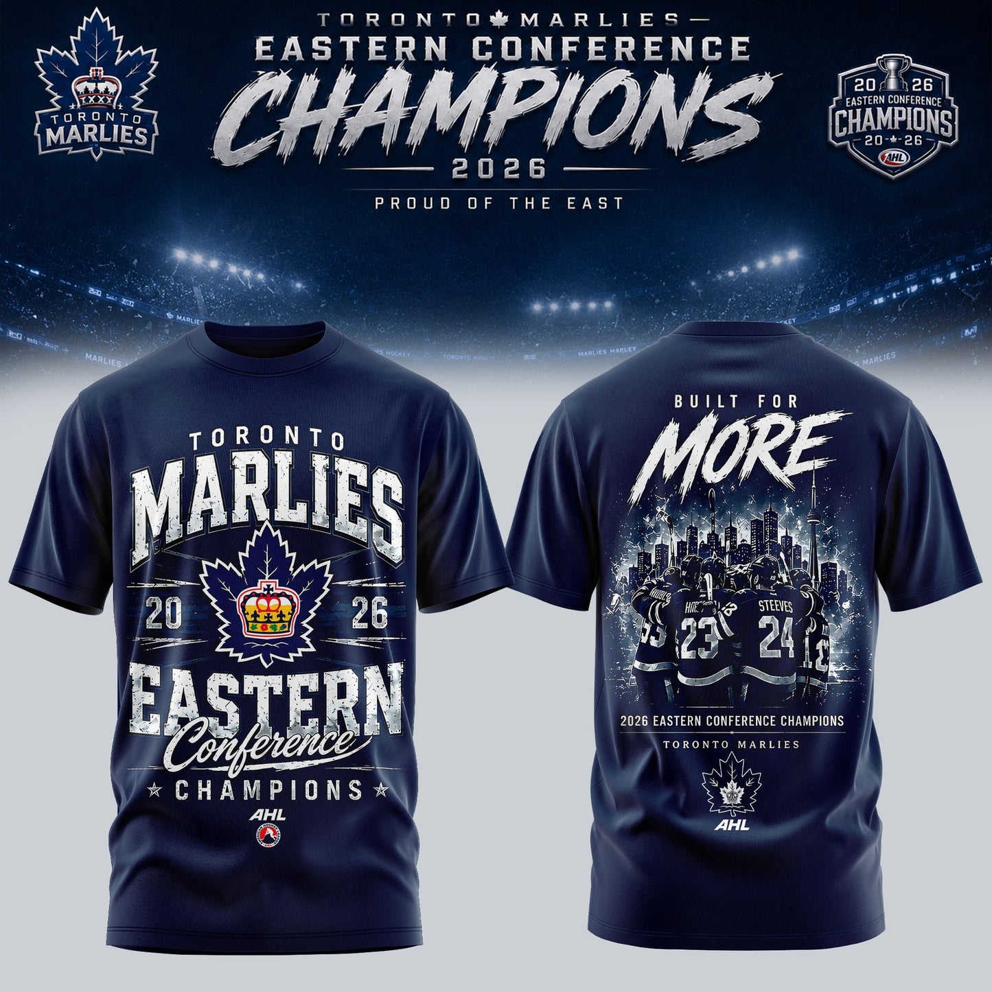 TORONTO MARLIES – 2026 EASTERN CONFERENCE CHAMPIONS TEE