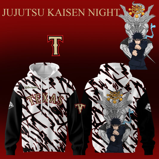 _,,,Texas Rangers x Jujutsu Kaisen 2026 Hoodie