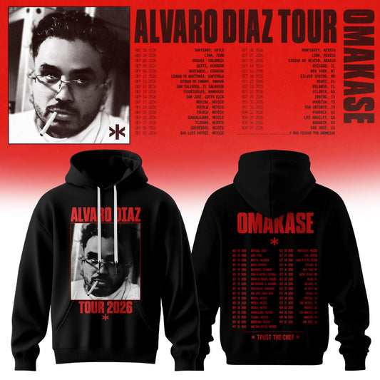 Álvaro Díaz Omakase 2026 Tour Merch Hoodie