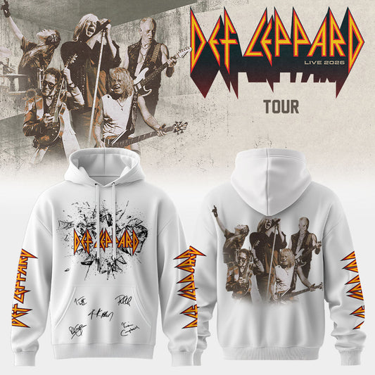 .Def Leppard Live 2026 Limited Edition Signature – Hoodie