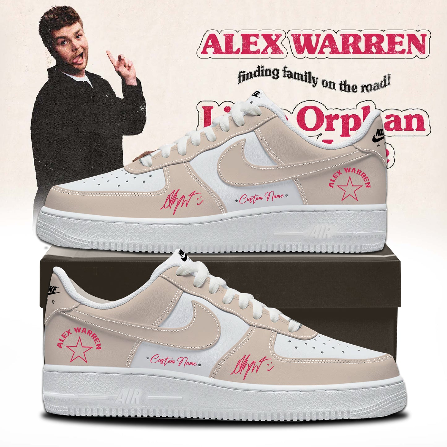 ,Alex Warren’s “Little Orphan Alex” Tour Shoes