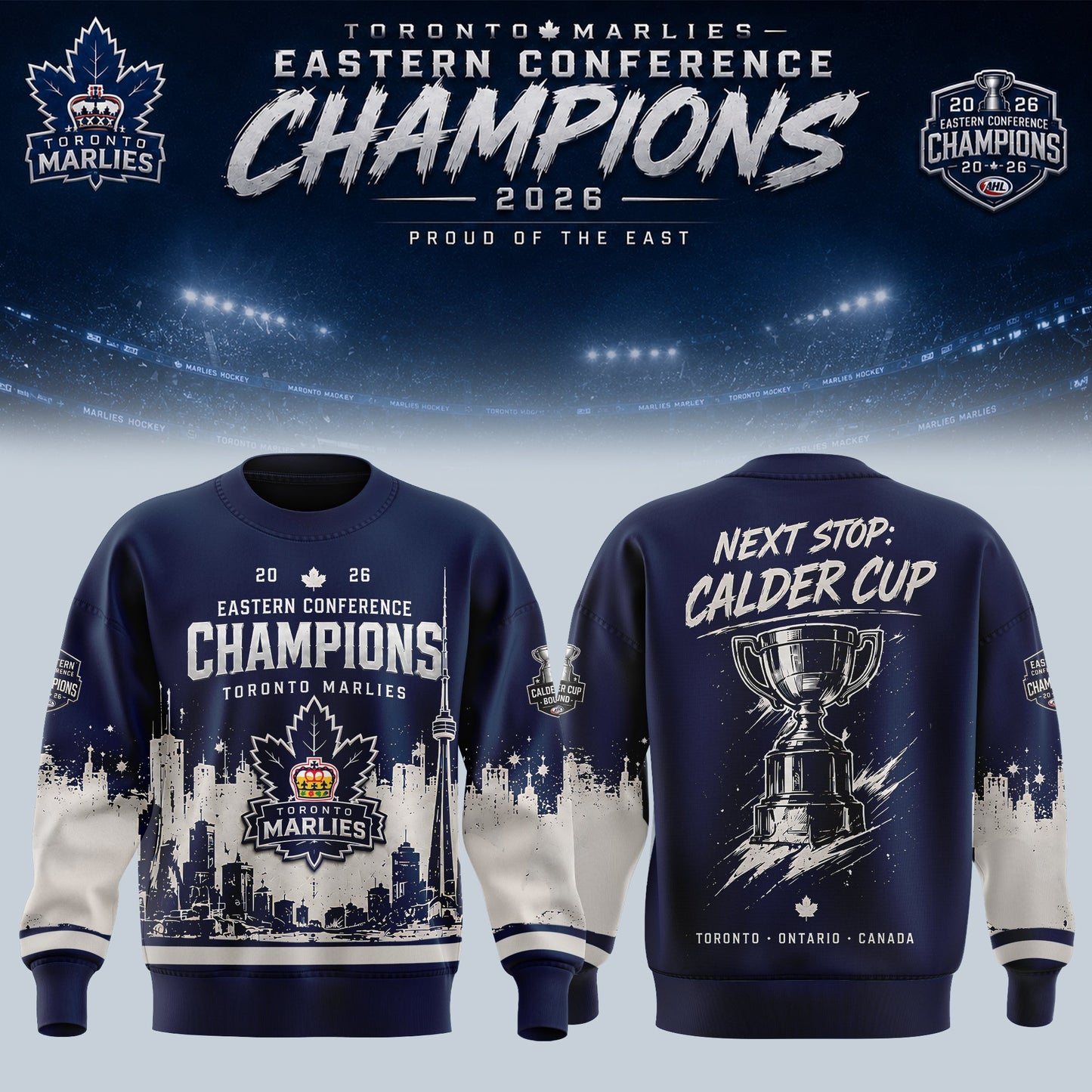 TORONTO MARLIES – 2026 EASTERN CONFERENCE CHAMPIONS SWEATER