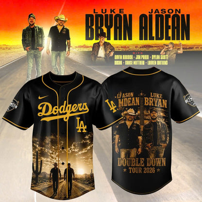 Baseball x Double Down Tour 2026 – Desert Highway Collection Jersey