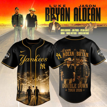 Baseball x Double Down Tour 2026 – Desert Highway Collection Jersey