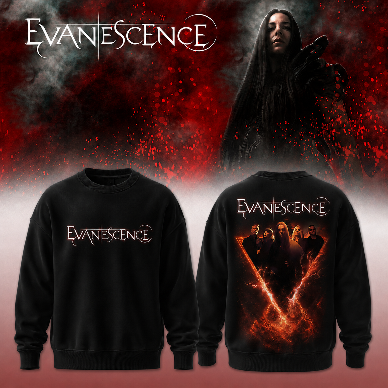 Evanescence “Sanctuary 2026 World Tour” – Sweatshirt