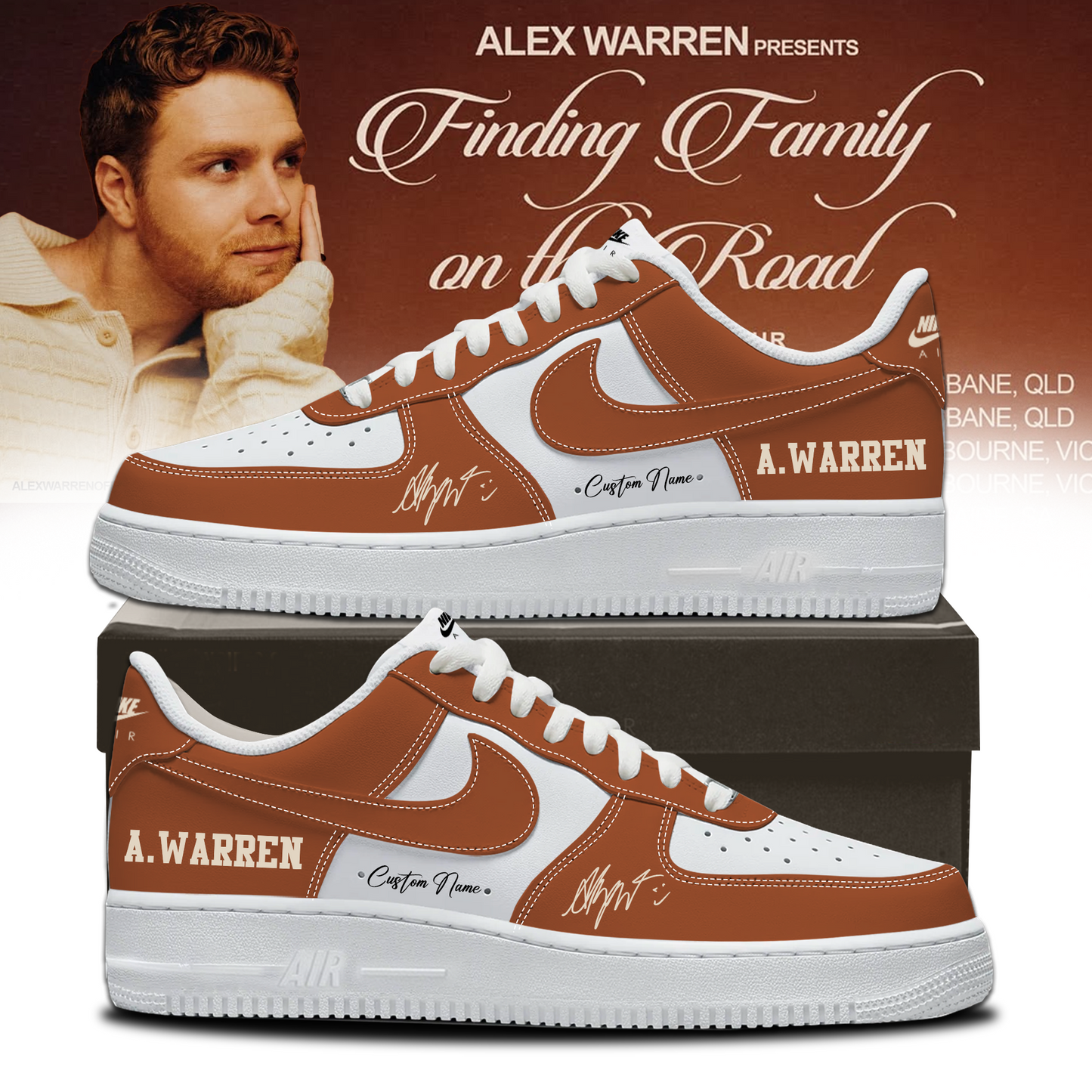 ,Alex Warren’s “Little Orphan Alex” Tour Shoes