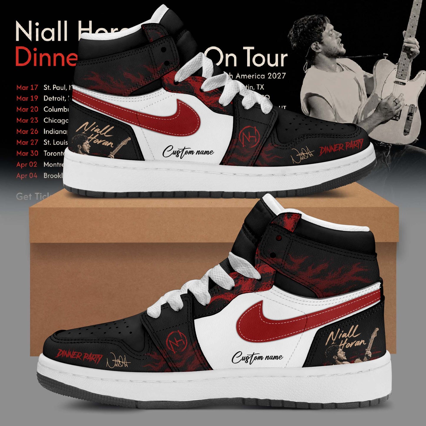 NIALL HORAN – DINNER PARTY LIVE ON TOUR SHOES