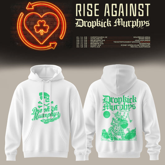 .White Celtic Riot Hoodie