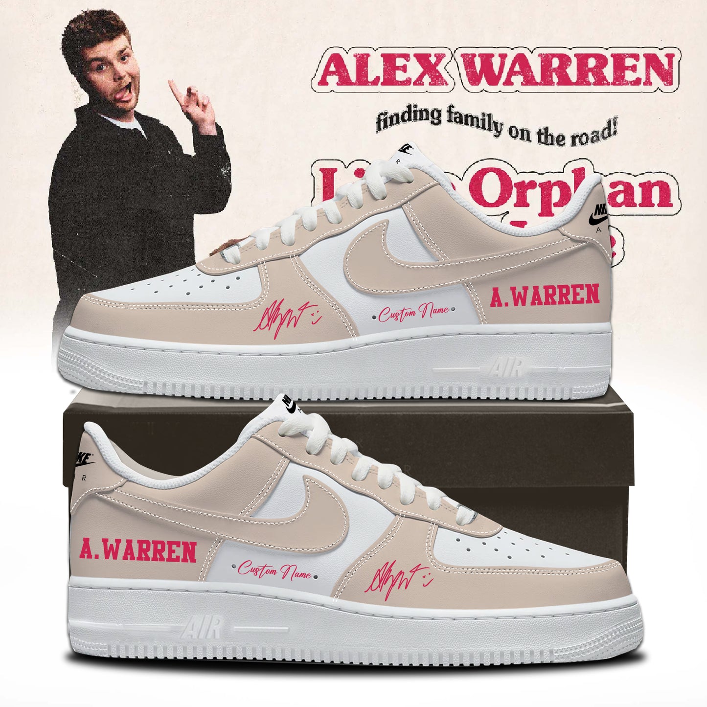 ,Alex Warren’s “Little Orphan Alex” Tour Shoes