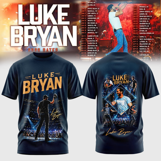 LUKE BRYAN 2026 TOUR MERCH – COUNTRY NIGHTS TEE