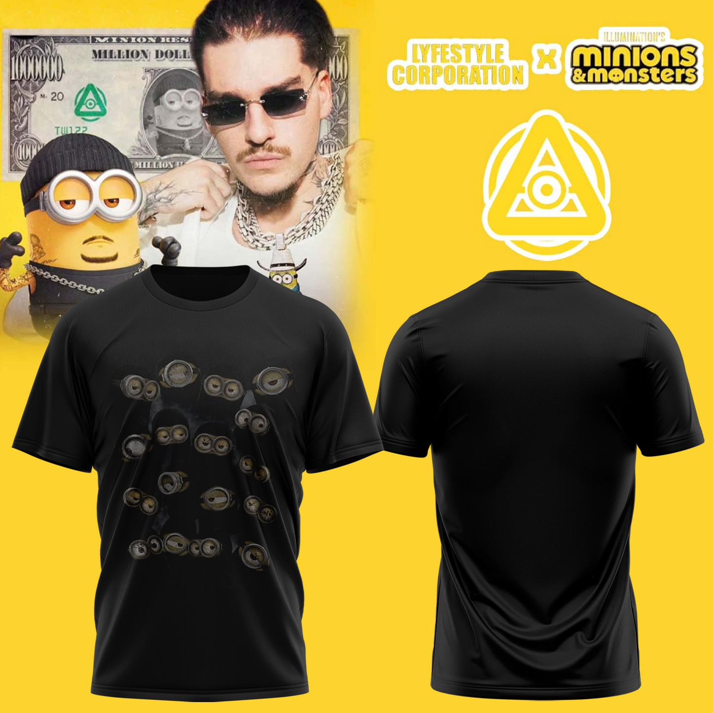 .LYFESTYLE CORPORATION X MINIONS & MONSTERS TShirt