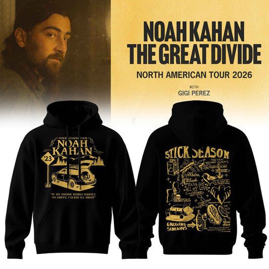Noah Kahan – The Great Divide Tour Merch Limited Hoodie