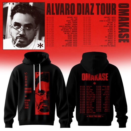 Álvaro Díaz Omakase 2026 Tour Merch Hoodie