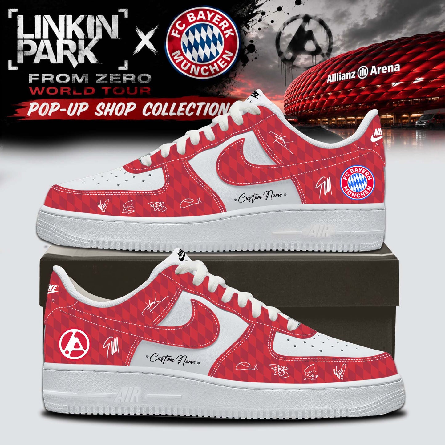 Linkin Park x FC Bayern München Shoes 11