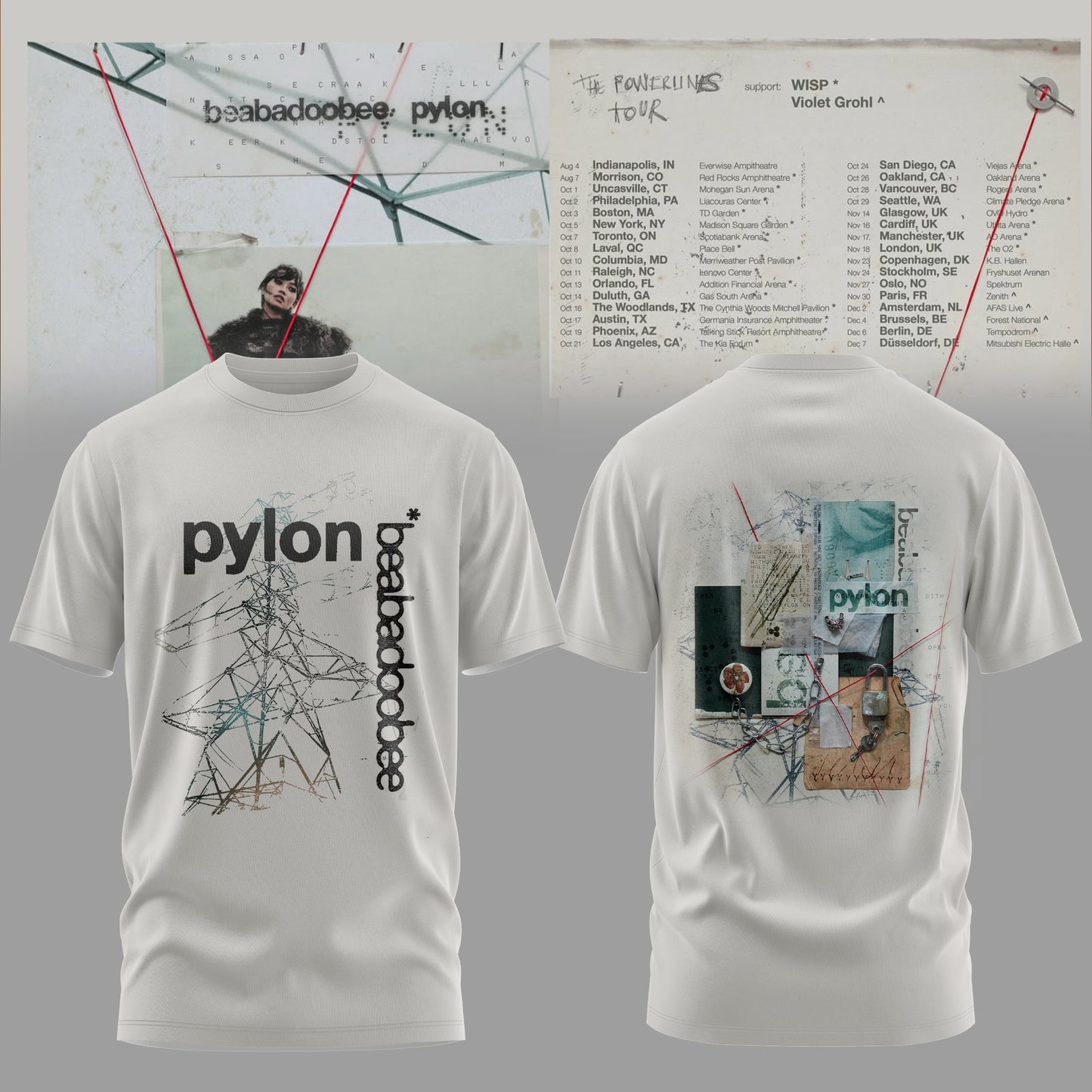 The Powerlines Tour 2026 Edition Tee