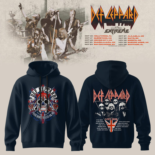 DEF LEPPARD LIVE 2026 MERCH COLLECTION HOODIE