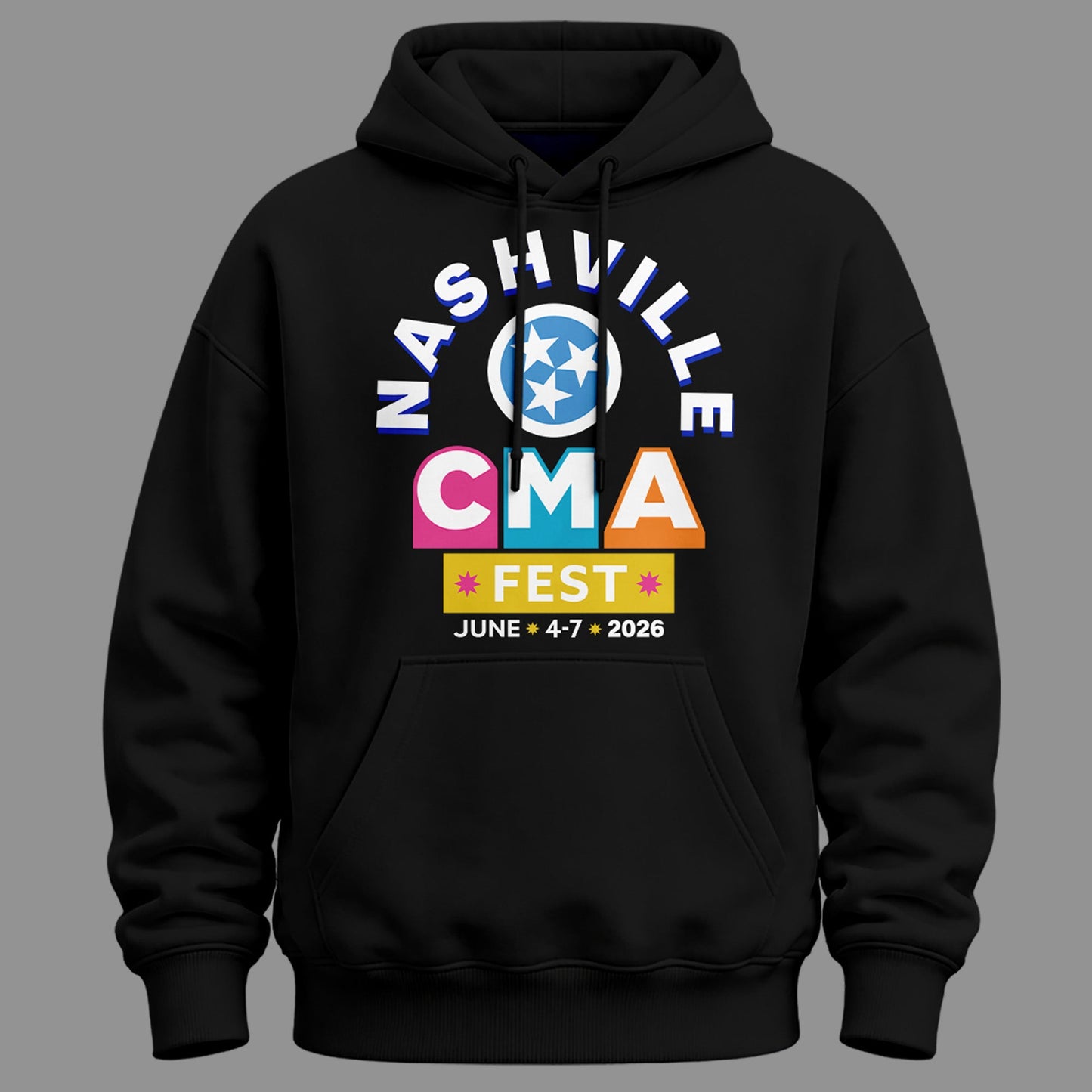 Limited Edition CMA FEST Black Hoodie 2026