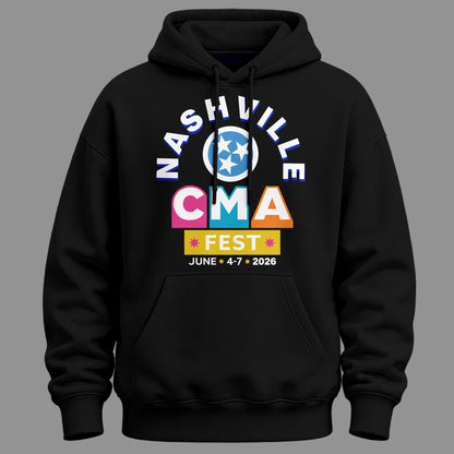 Limited Edition CMA FEST Black Hoodie 2026