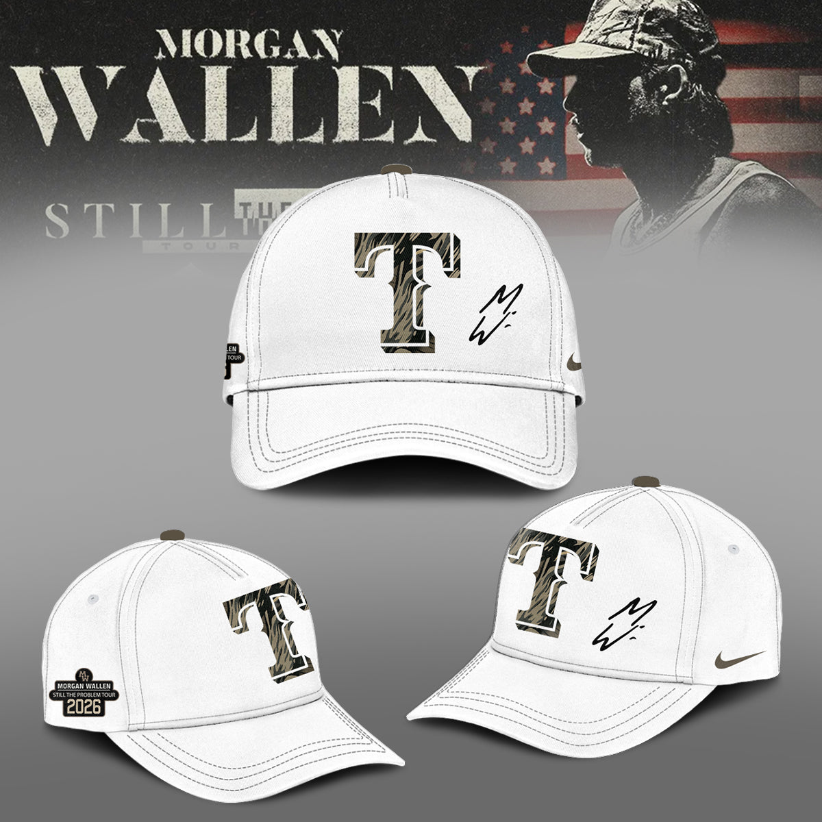 Morgan Wallen Still Problem Tour Jersey (Custom Name & Number)