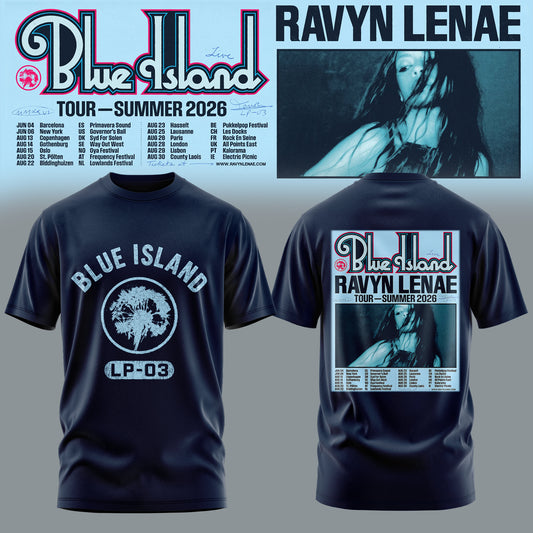 Ravyn Lenae “Blue Island” Tour Tshirt Collection Is Here