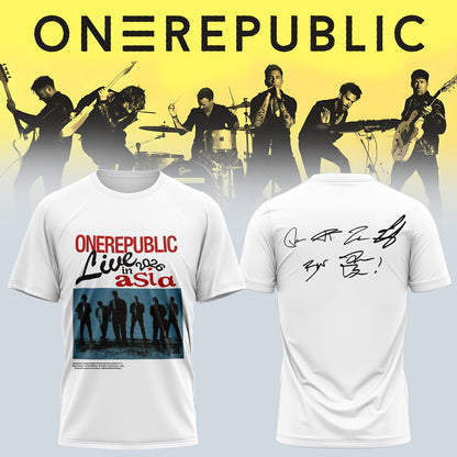 OneRepublic Official Tour TShirt
