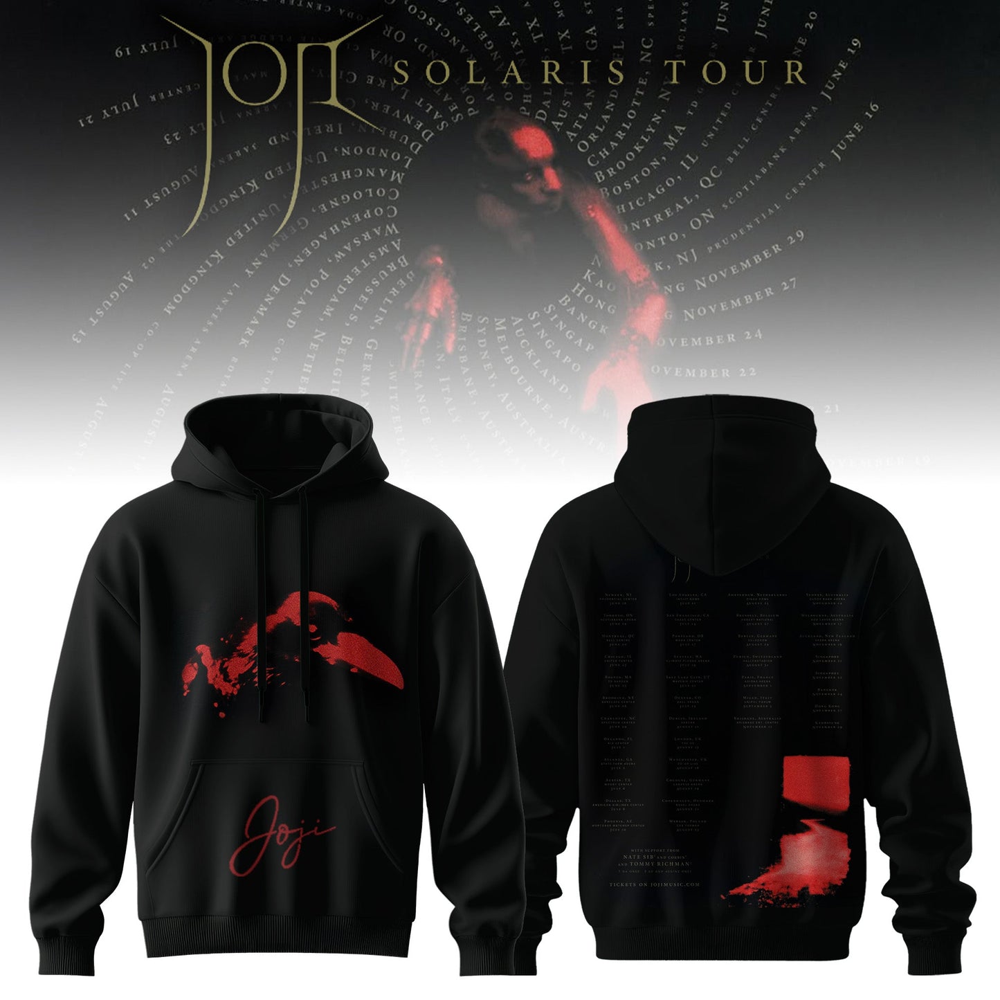.JOJI SOLARIS TOUR HOODIE