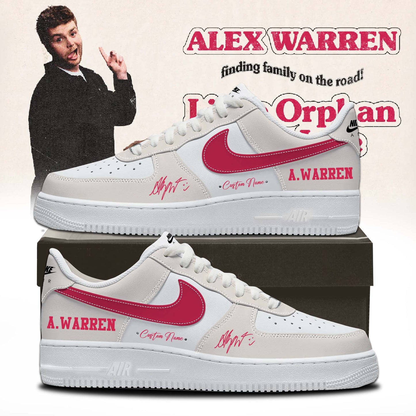 ,Alex Warren’s “Little Orphan Alex” Tour Shoes