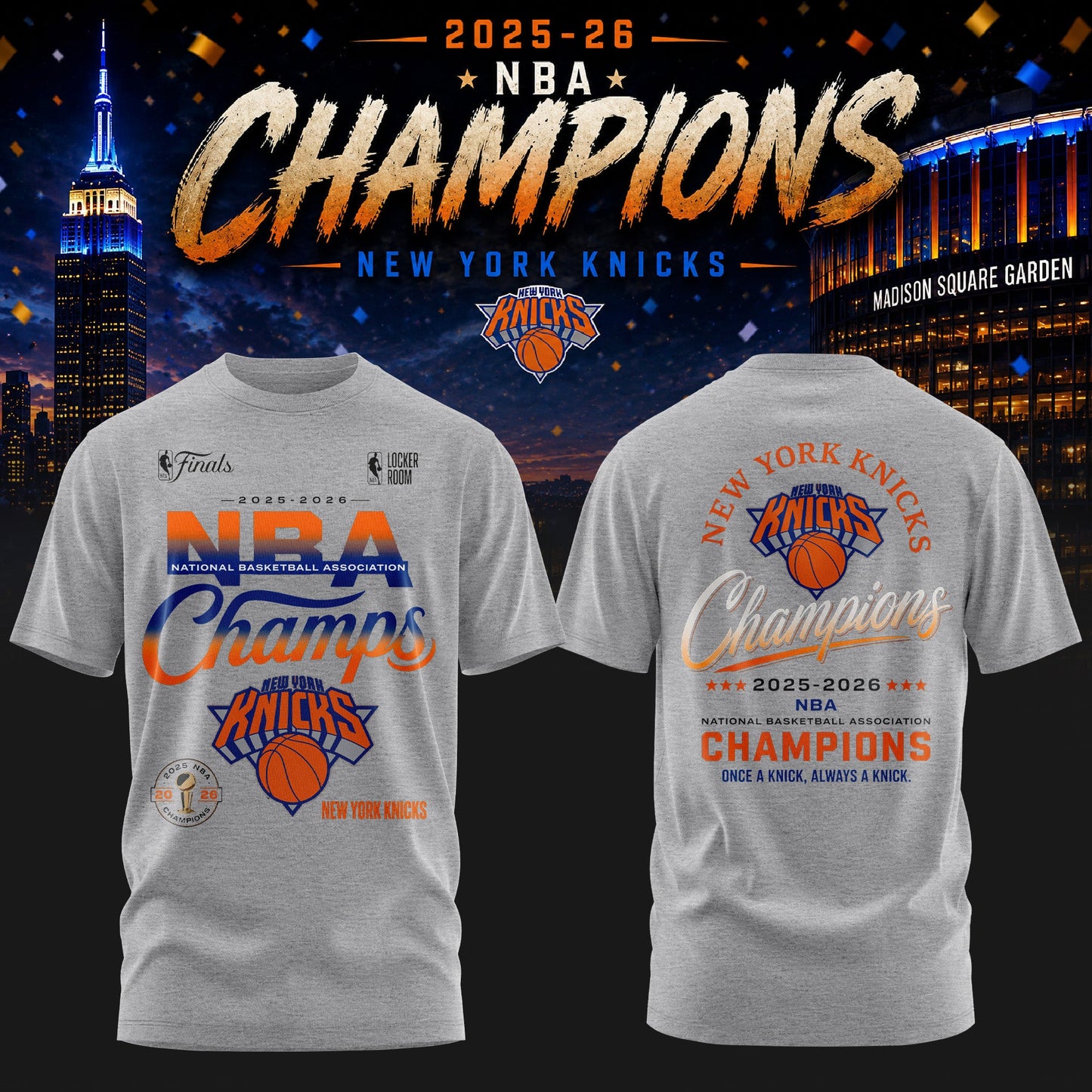_ New York Knick 2026 Champions Tshirt