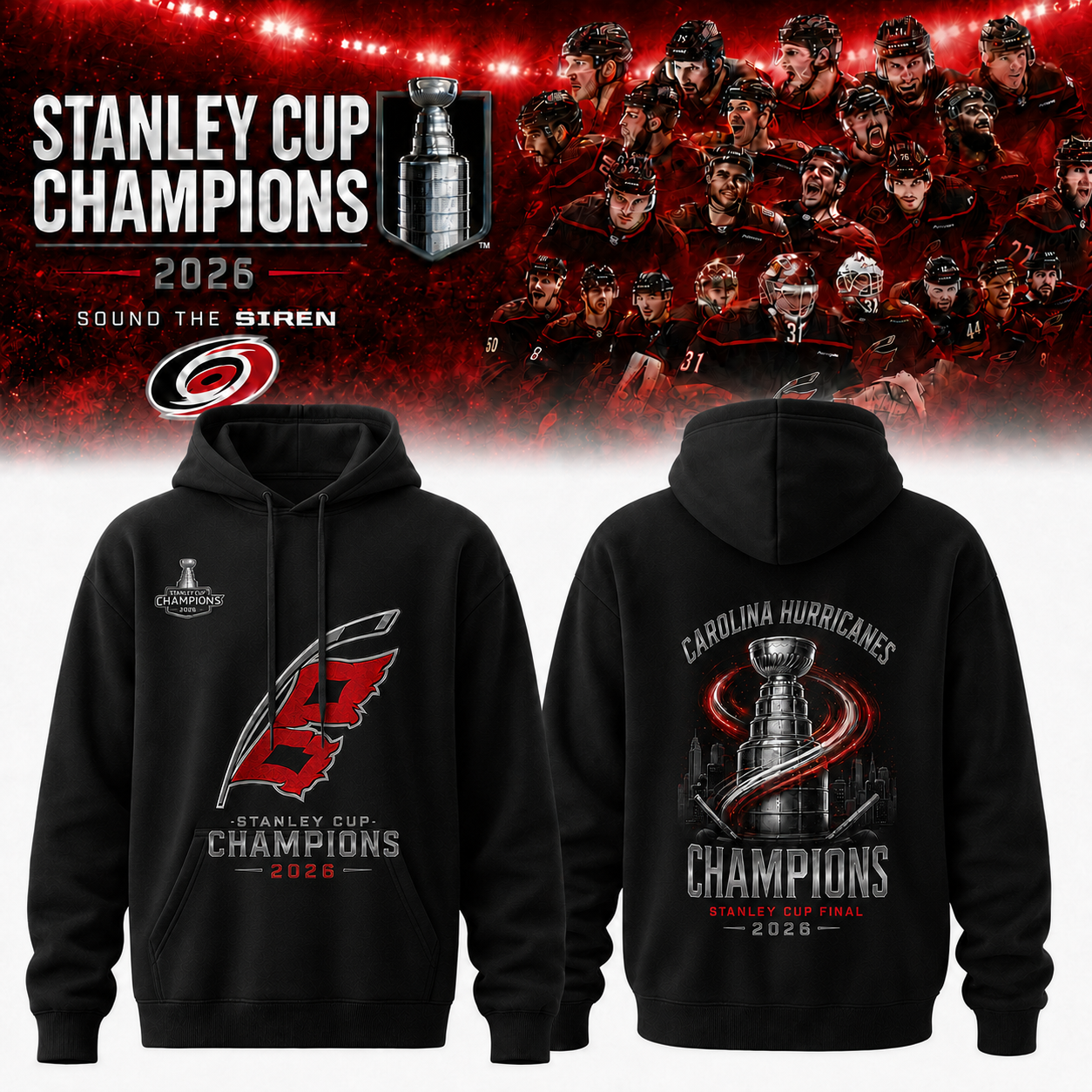 2026 Stanley Cup Champions Hoodie