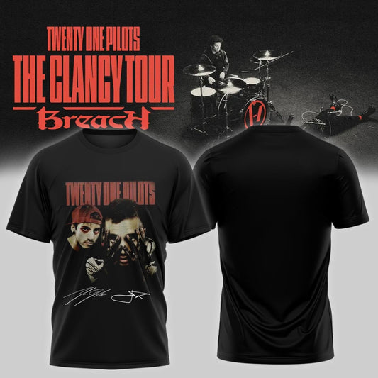 Twenty One Pilots The Clancy Tour: Breach tshirt