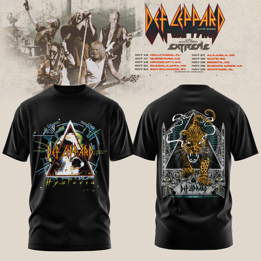 DEF LEPPARD LIVE 2026 MERCH COLLECTION TEE