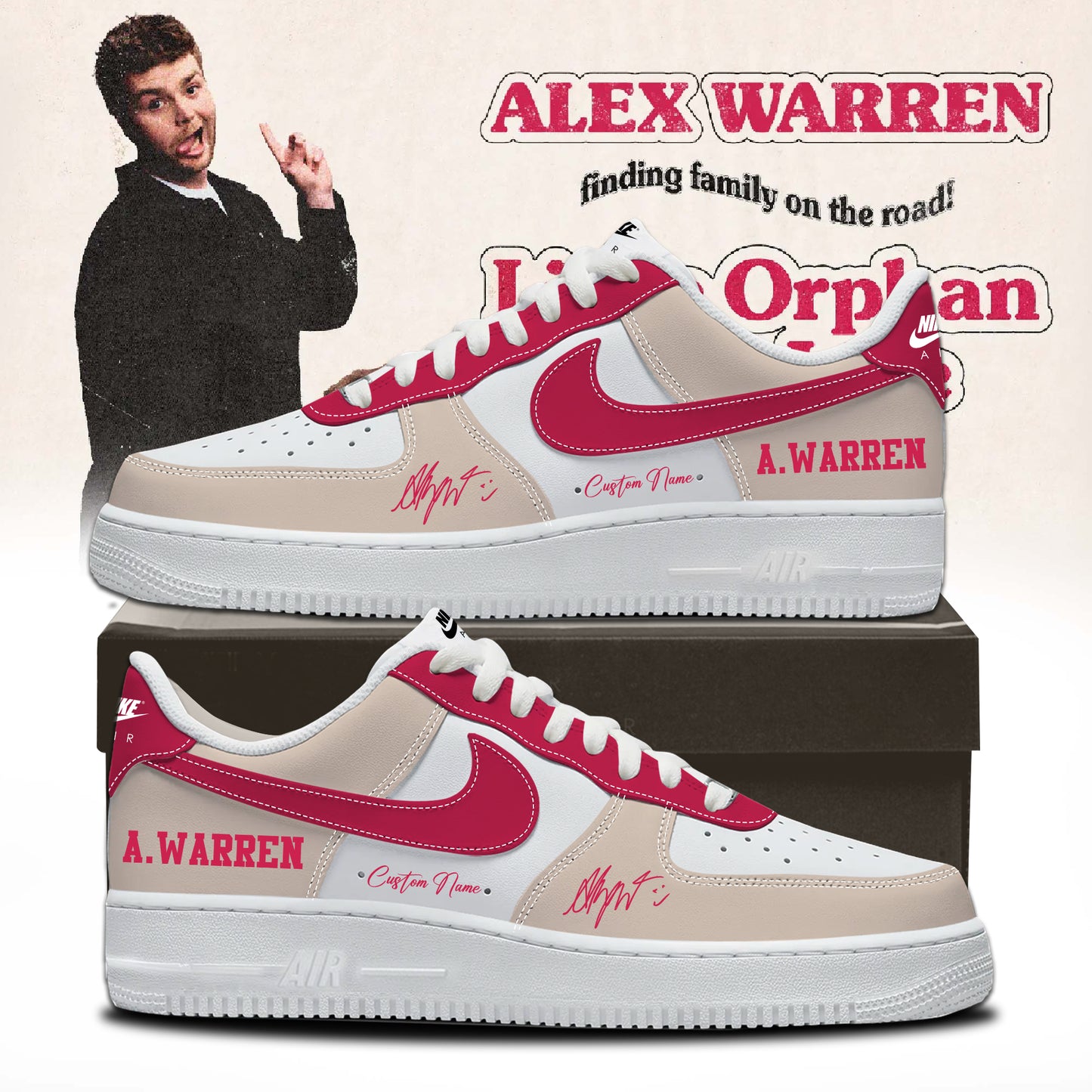 ,Alex Warren’s “Little Orphan Alex” Tour Shoes