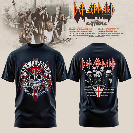 DEF LEPPARD LIVE 2026 MERCH COLLECTION TEE