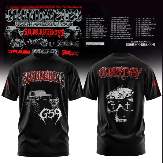 Greyday 2026 – North American Tour T-Shirt