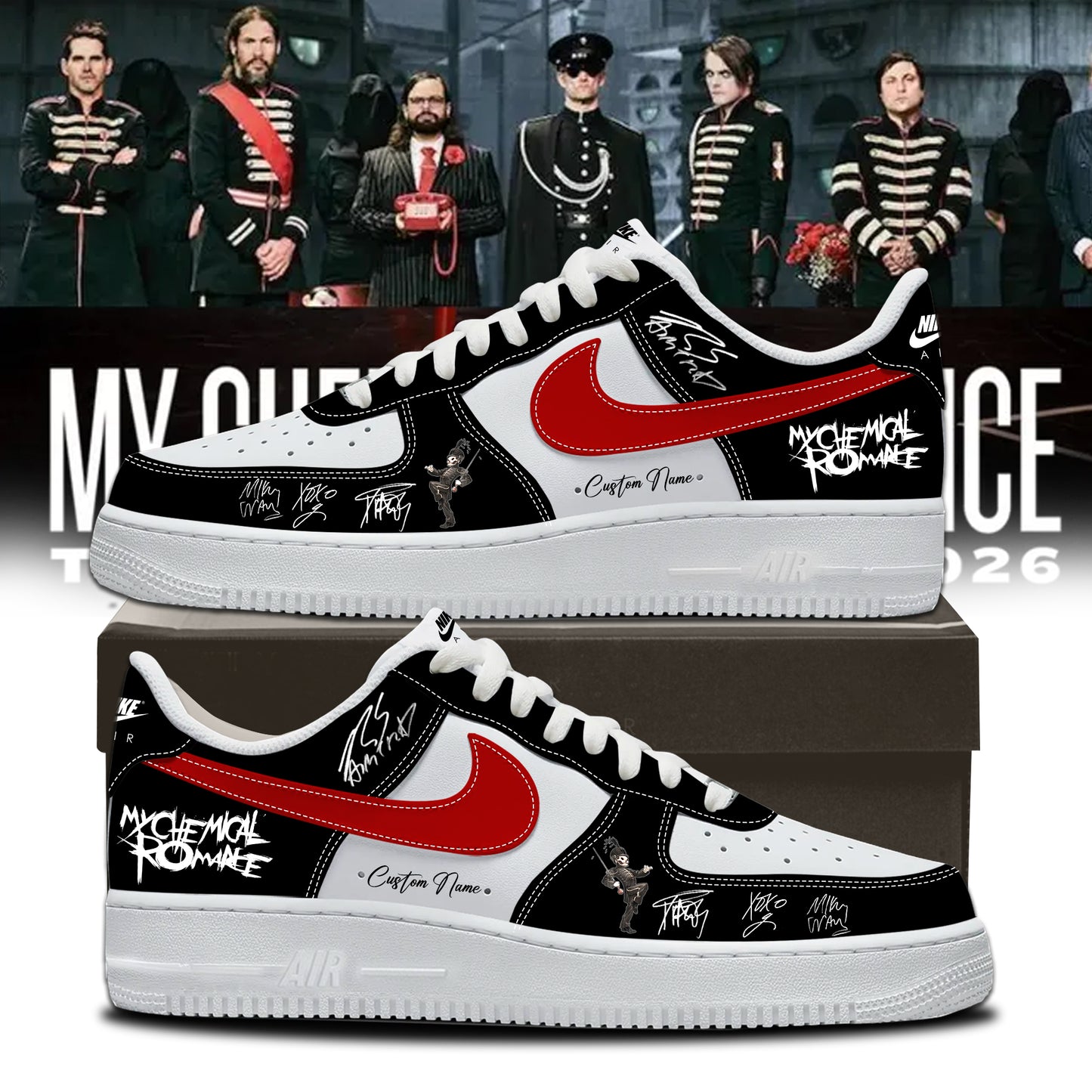 ,My Chemical Romance Limited Edition Signature Shoes