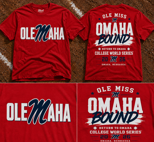 Ole Miss Rebels 2026 NCAA Baseball Men’s College World Series OMAHA T-Shirt
