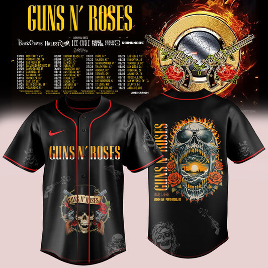 Guns N’ Roses 2026 TOUR JERSEY IS HERE – LIMITED EDITION 🔥