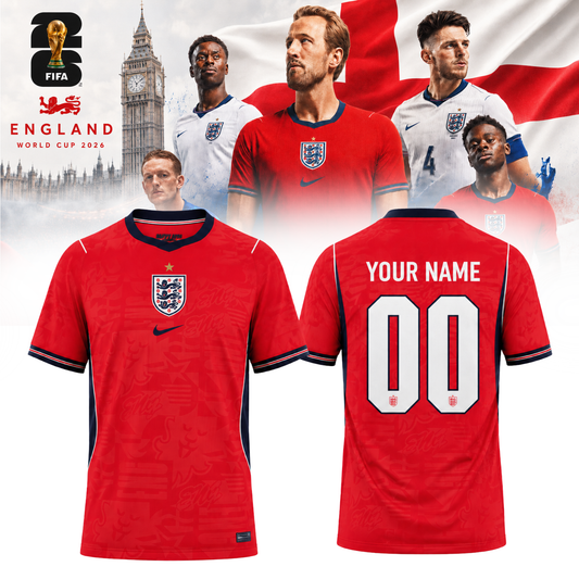 .England x Fifa World Cup 2026 Jersey