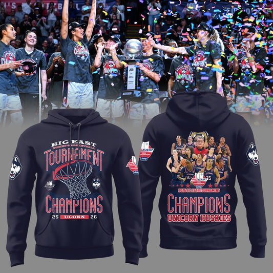 UConn Women’s Basketball 2026 BIG EAST Tournament Champions Hoodie