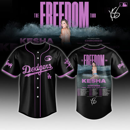 _ All Baseball Team x Kesha x The Freedom Tour 2026 Jersey Limited Edition