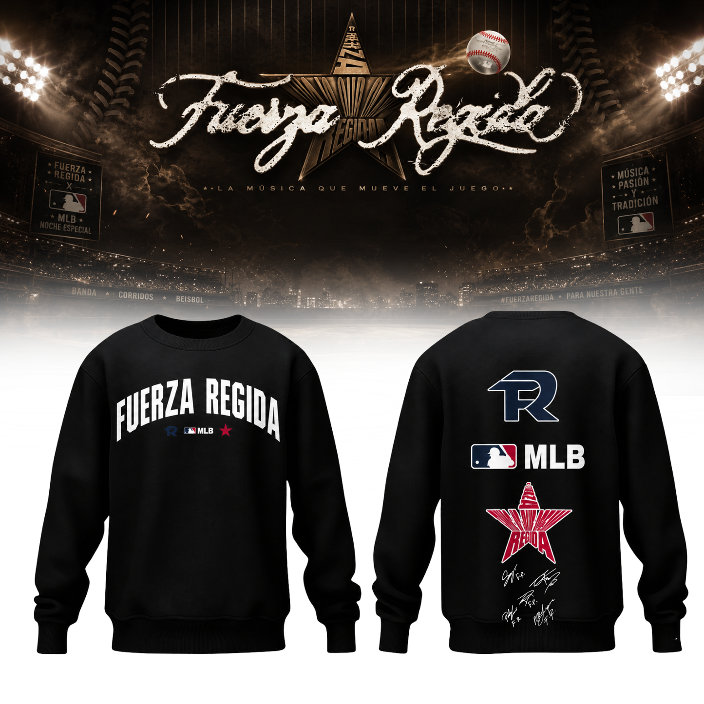 Fuerza Regida “This Is Our Dream Stadium Tour” 2026 Limited Edition Signature – Sweatshirt